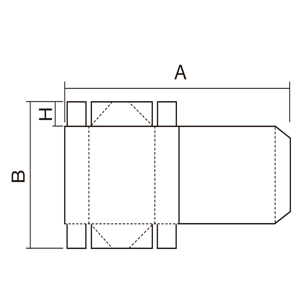 4 - corner Box with Lid