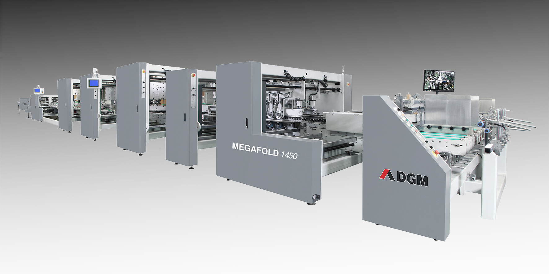 Heavy-Duty Folder Gluer for Corrugated Board 1450