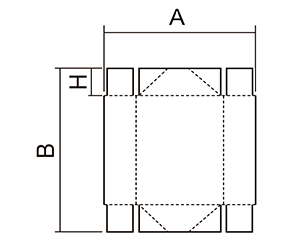 4-corner box