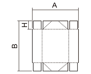 4-corner box